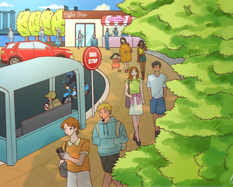 If it's not hot and humid, it's probably raining. And sometimes taking the bus for one to two stops is just more convenient and comfortable. So why walk?
