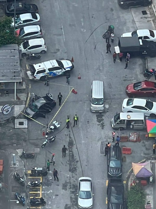 吉隆坡大事件：路边车藏不明尸体！ 警方到场搜证调查 （吉隆坡1日讯）路边惊揭命案 配图