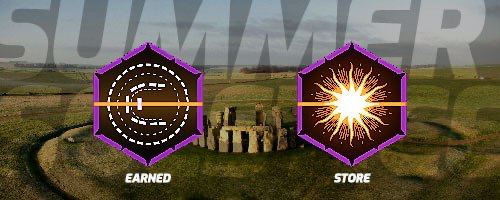 炎炎夏至，請注意補充水份及XM！在6月10-21日為能量塔充能以取得夏至充能奬章