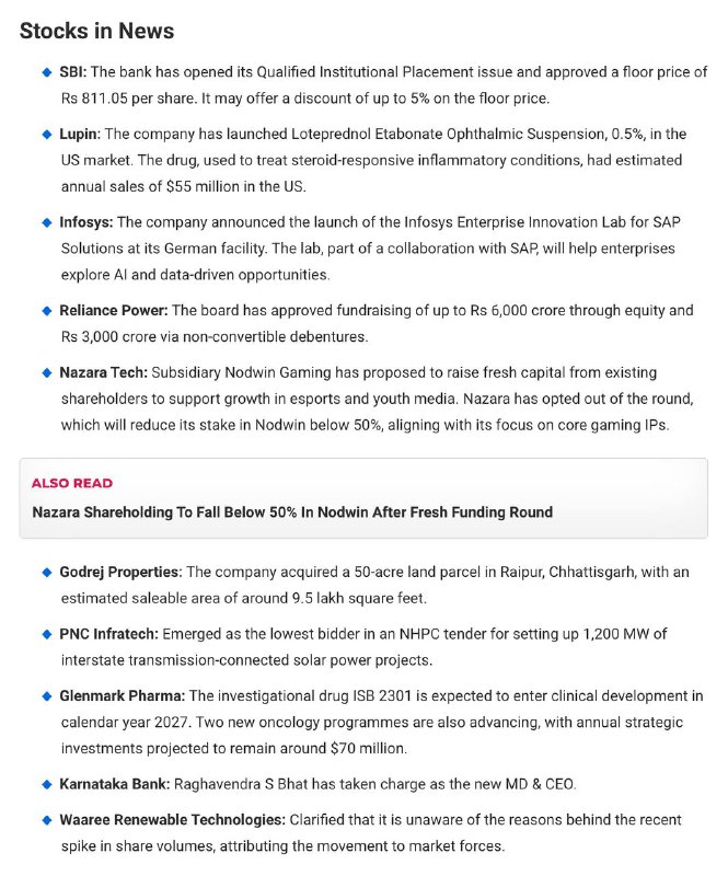 STOCKS TO WATCHSTOCKS TO WATCH