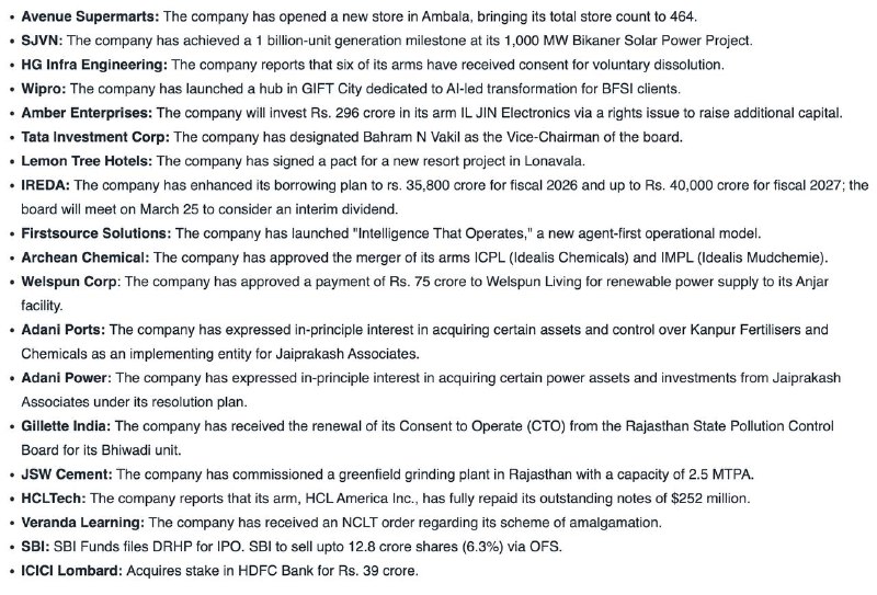 STOCKS TO WATCHSTOCKS TO WATCH