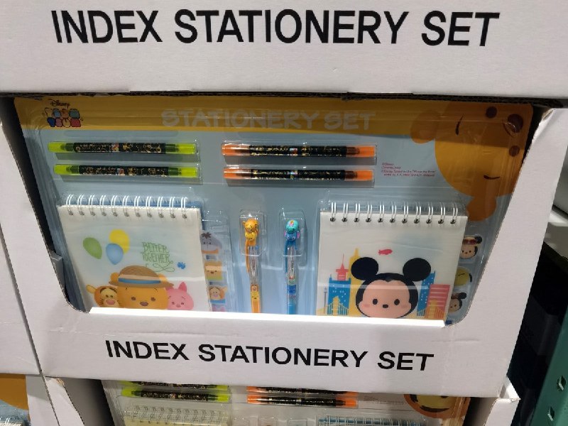#Costco好市多12月新品通知迪士尼 卡通主題分隔筆記本組 TSUMTSUM STARIONERY SET #129353