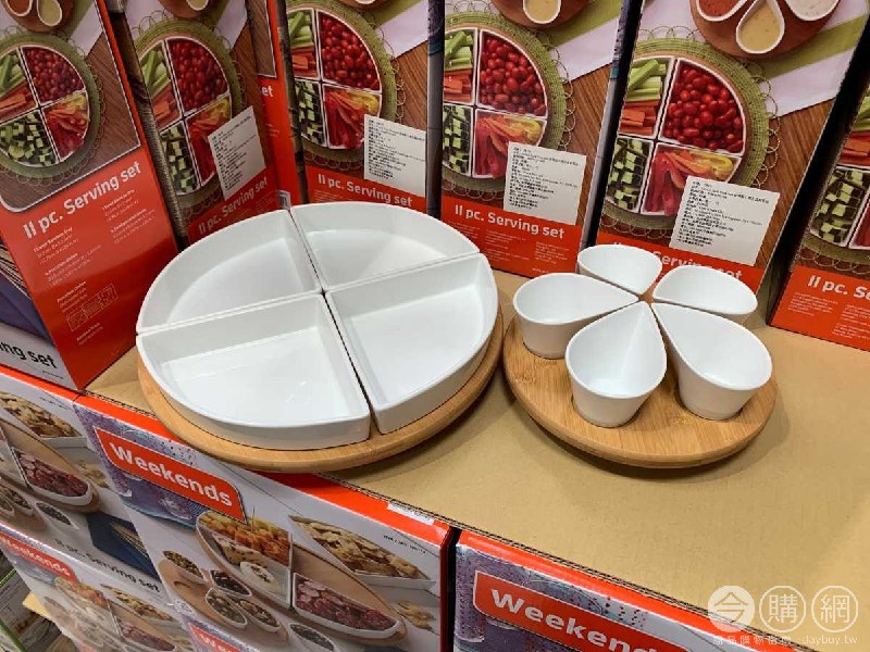 #Costco好市多10月新品通知OVER＆BACK WEEKENDS系列 旋轉點心盤及醬料盤組 #128173