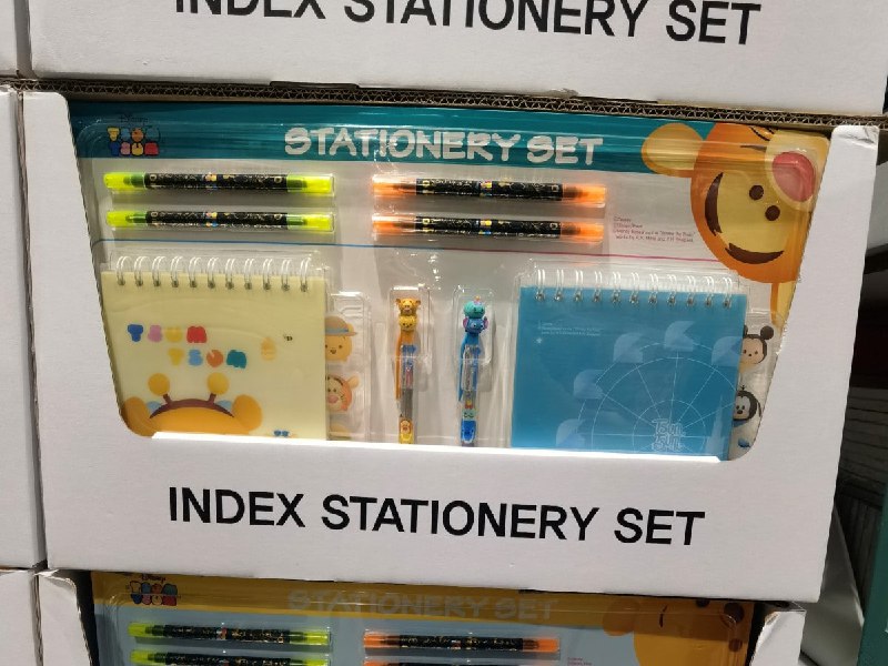 #Costco好市多12月新品通知迪士尼 卡通主題分隔筆記本組 TSUMTSUM STARIONERY SET #129353