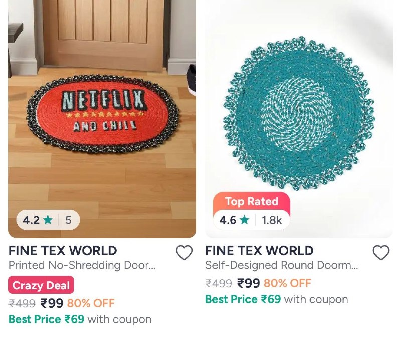 Premium No Shredding Doormats Starting @99 Soft Cotton Mattress Protectors Polycotton Mattress Protectors Solid Design Mattress Protectors @60% OFF Trendy Printed Mattress Protectors @60% OFF Premium Polyester Bath Rugs Starting @199 Soft Cotton Bath Rugs Ultra Soft Microfiber Bath Rugs @80% OFF Baby Mosquito Nets