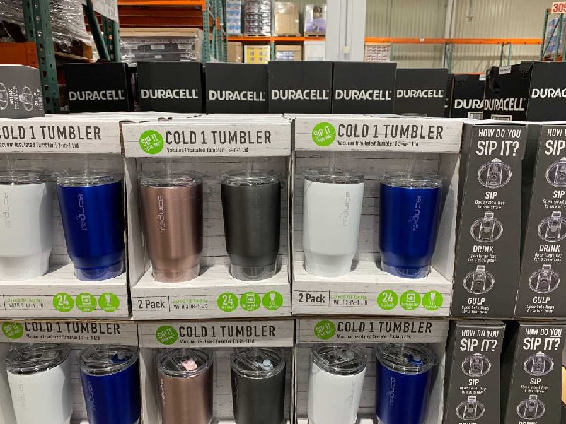 #Costco好市多3月新品通知REDUCE 不鏽鋼吸管隨行杯2件組 #1332424