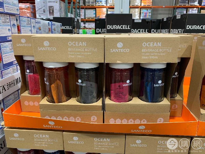 #Costco好市多5月新品通知SANTECO OCEAN系列雙層水瓶兩件組 #127177