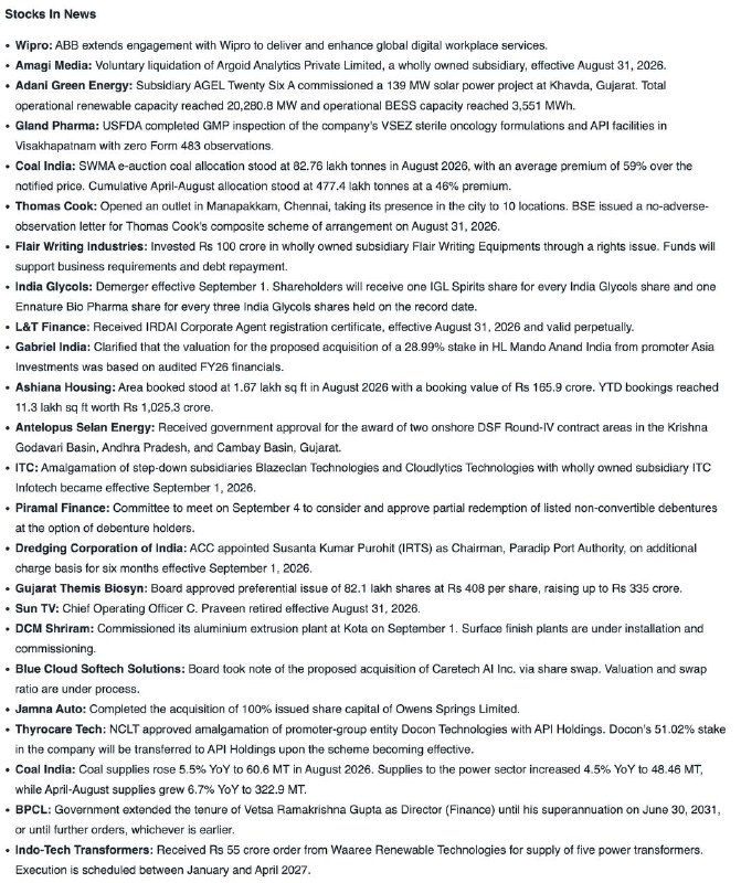 STOCKS IN NEWSSTOCKS IN NEWS