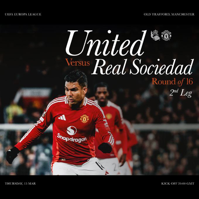 ဒီနေ့ည မြန်မာစံတော်ချိန် မနက် 2:30 Old Trafford မှာ မန်ယူ vs Real Sociedad! Europa League ရဲ့ Round of 16 ဒုတိယအကျော့၊ ပထမအကျော့ 1-1 သရေနဲ့ ပြီးထားတော့ ဒီပွဲက အရေးကြီးလှပါတယ်။ အနီရောင်သရဲတွေ အောင်ပွဲဆီချီတက်ဖို့ BLUE OCEAN X မှာ ကြည့်ရင်းအတူအားပေးကြစို့! 🥰#MUFC #UEL