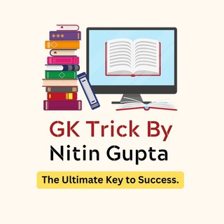 Telegram profile photo for GK Trick By Nitin Gupta || Current Affairs , GK and All Subject Free PDF Download Here