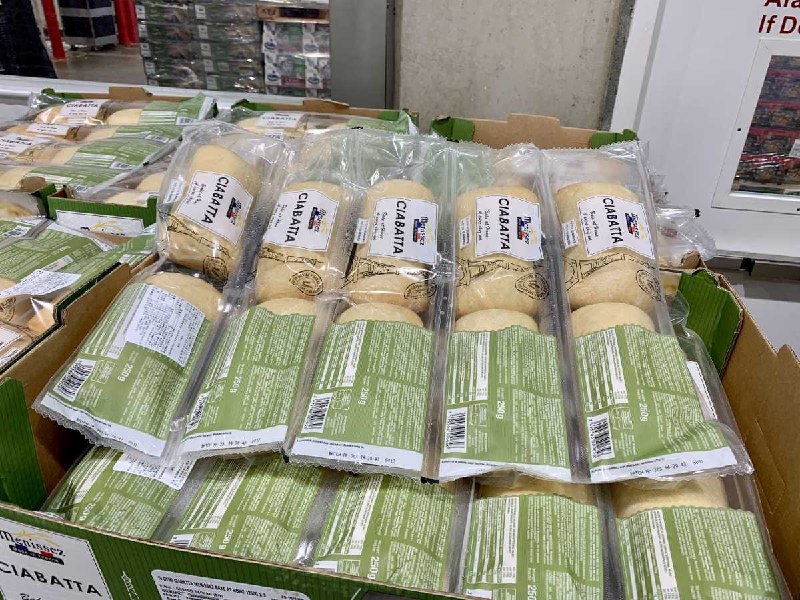 #Costco好市多03月新品通知MENISSEZ 半熟巧巴達麵包 #1520016