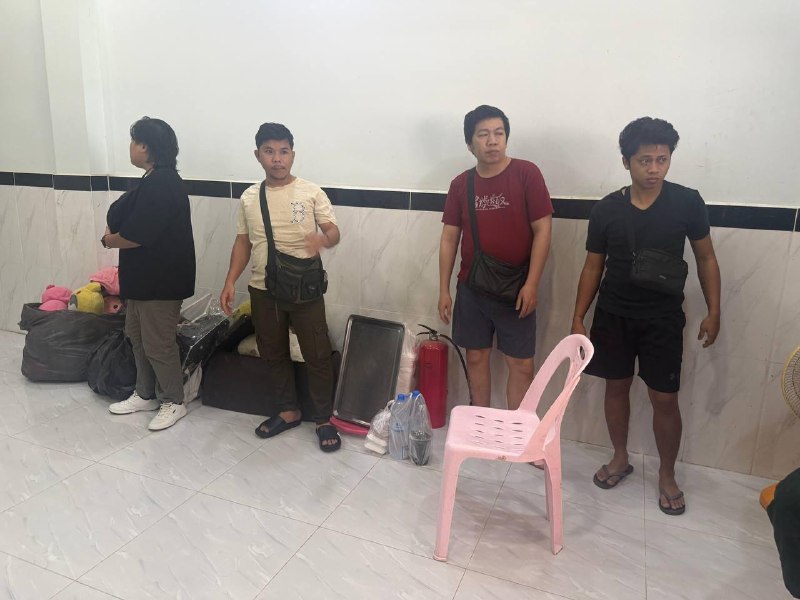 波贝大事件：警方清查波贝9处据点 捣毁1处涉诈窝点 昨天 卜迭棉芷省警方派出两组配图