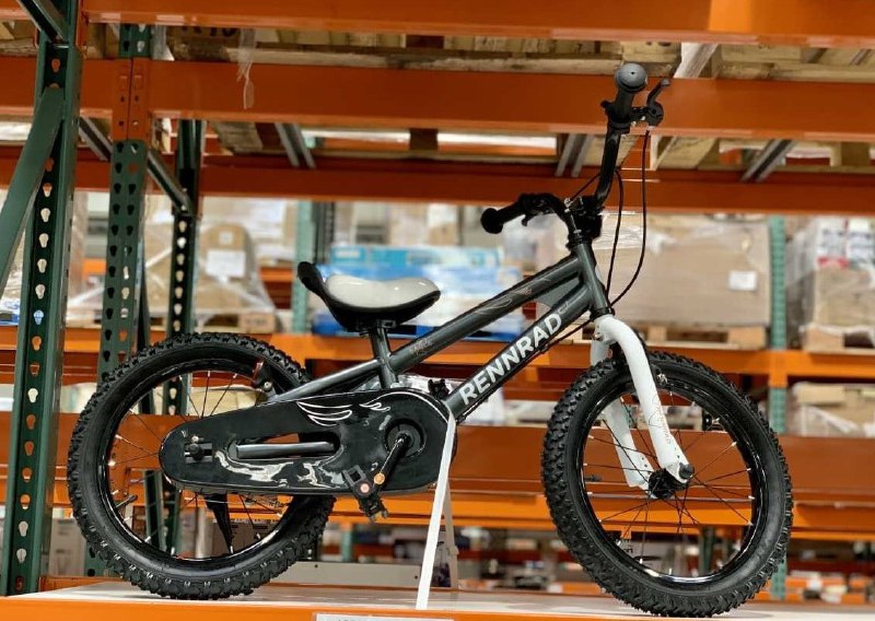 110/10/18 Costco新目擊的兒童腳踏車，適合六歲以上，100~130公分的小朋友騎，有黑色和淺綠兩種顏色