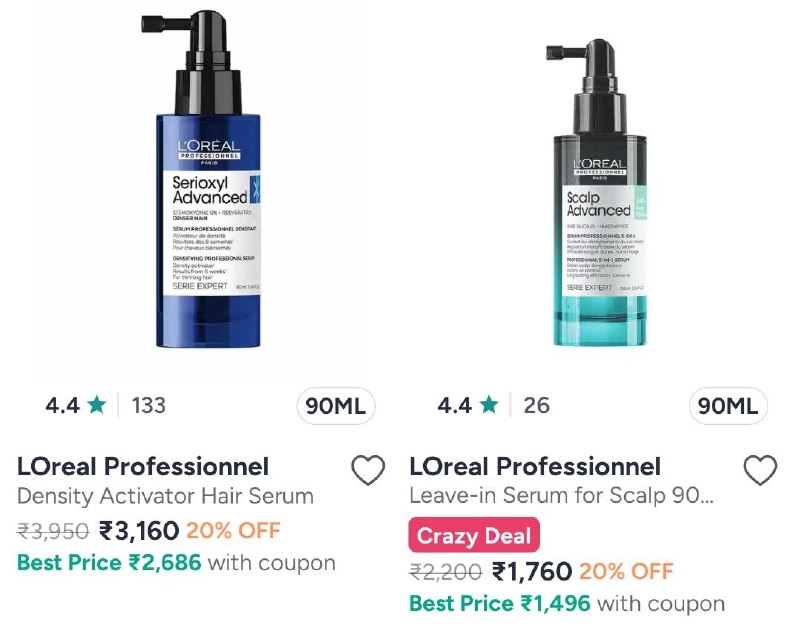 Loreal Professionnel - Salon Luxury, Lowest Price Ever: + 15% Extra Coupon! (STACKUP)