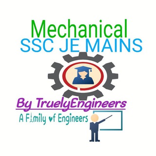 SSC JE Mechanical Mains by @TrulyEngineers Telegram Group Link