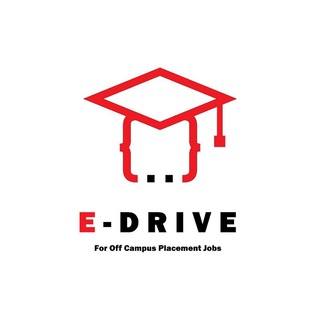E-Drive | IT Jobs | Off Campus Jobs | Engineering Jobs | Freshers Jobs | Jobs Seekers | Campus Placement Telegram Group Link
