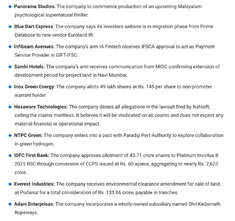 STOCKS TO WATCHSTOCKS TO WATCH