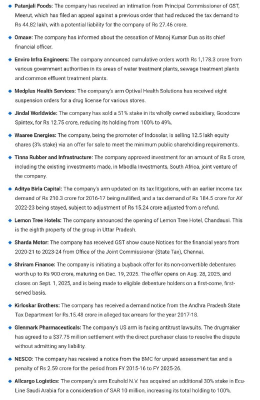 STOCKS TO WATCHSTOCKS TO WATCH