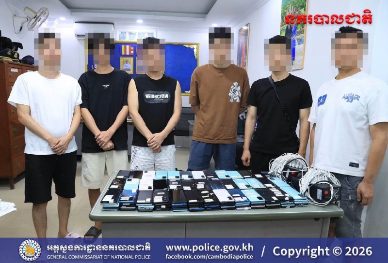 波贝大事件：# 柬埔寨资讯 波贝开展联合清查行动 6名中国籍男子被查 车内查获1配图
