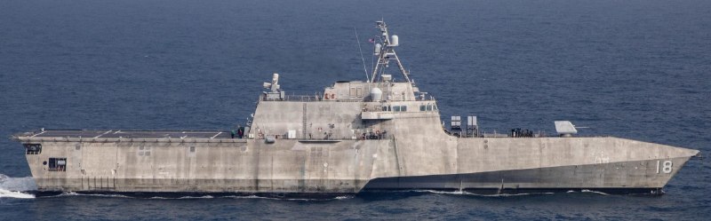🇨🇳🇺🇸️ - China's PLA says it has deployed naval forces to track and monitor the USS Charleston after the US littoral combat ship entered waters near Xianbin Jiao in the disputed Spratly Islands without Beijing's permission