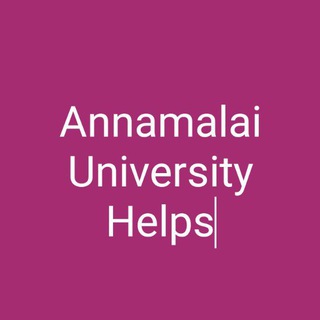 Annamalai University helps Telegram Group Link