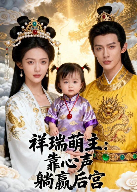 祥瑞萌主：靠心声躺赢后宫（39集）Ai短剧