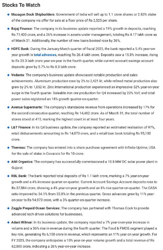 STOCKS TO WATCHSTOCKS TO WATCH