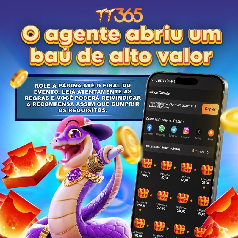 Canal oficial TT365 código de resgate