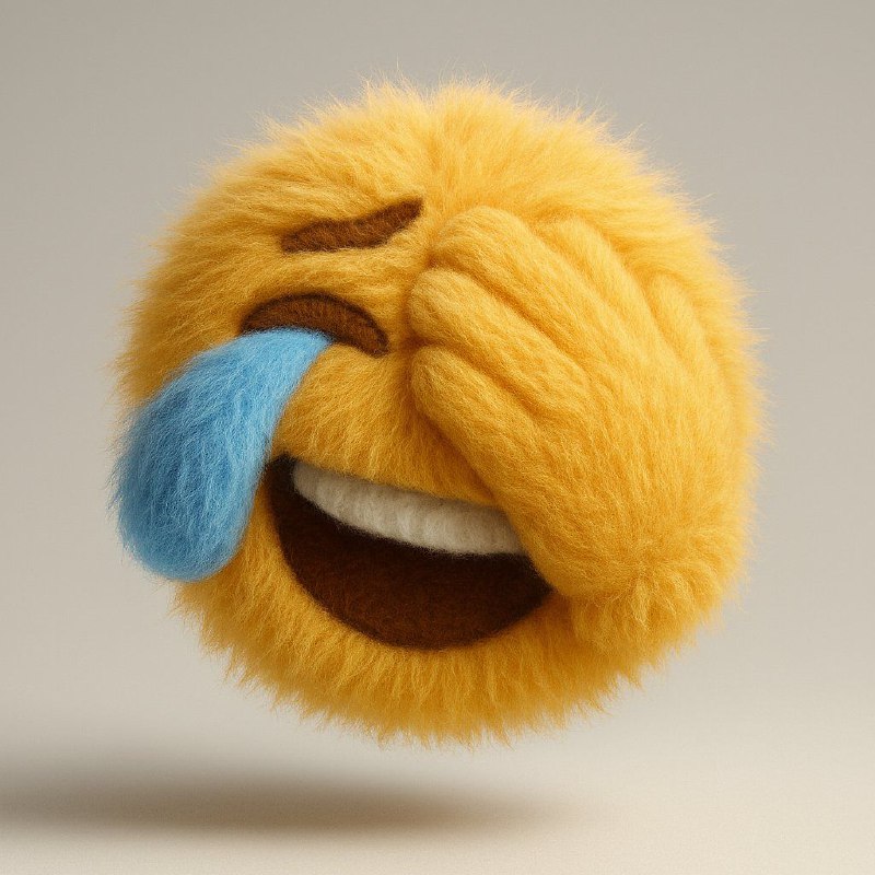 画毛茸茸的表情包 工具：Sora 或者 GPT-4o 注意： 请替换 [ ] 中括号内的表情为你想生成的表情，如果有单张表情图片，可以作为附件上传，然后把中括号内的文字修改为[参考附件图] 提示词： 将一个简单平面的矢量图标 [😂] 转化为柔软、立体、毛茸茸的可爱物体