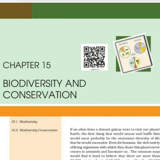 Chapter 15 - Biodiversity and Conservation (Class-12, NCERT-Biology, Botany) Telegram Group Link