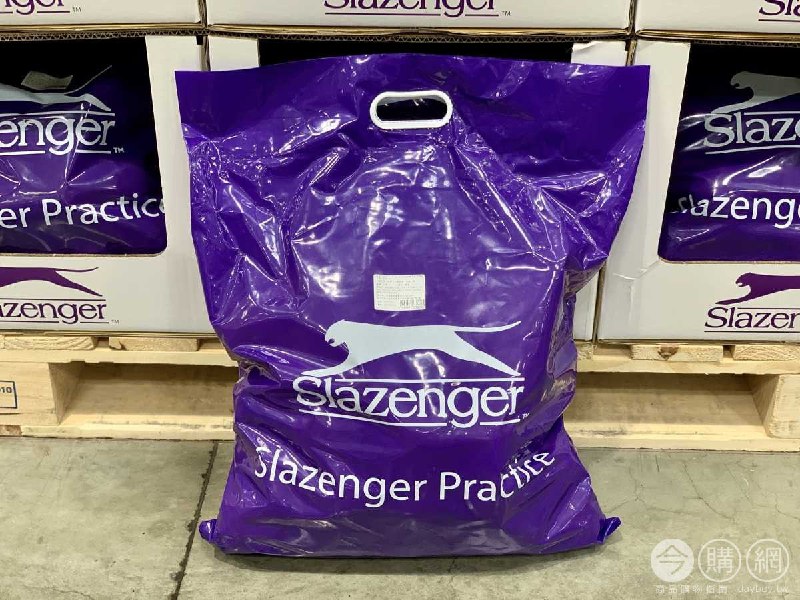 Costco新商品 SLAZENGER 練習網球，一袋60顆，溫布頓網球公開賽指定品牌，無壓練習球，耐用度高、彈跳佳，適用於所有場地