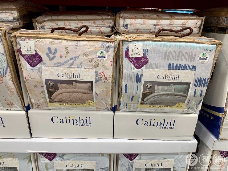 Costco折價通知02/07前 折300元 CALIPHIL 雙人純棉床包兩用被四件組 #115993