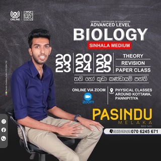 '24 Biology - Pasindu Melaka