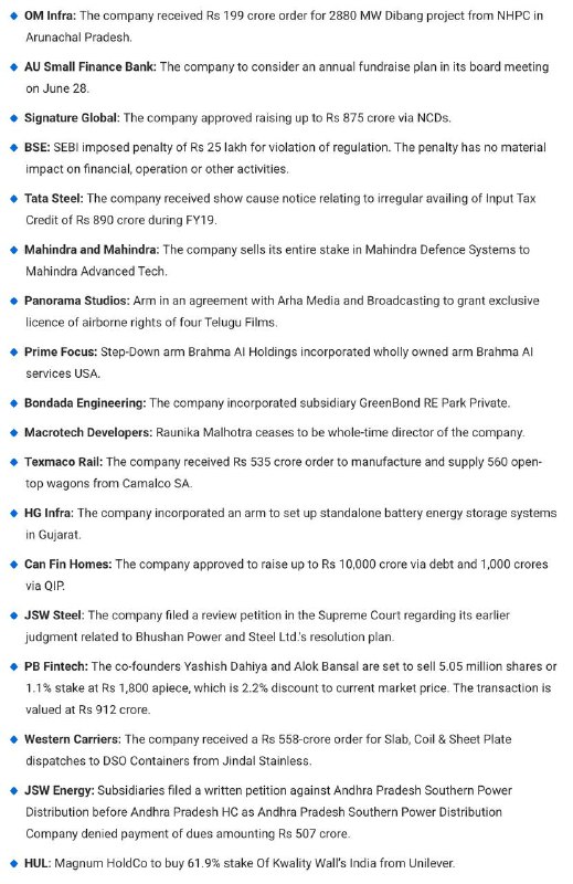 STOCKS TO WATCHSTOCKS TO WATCH