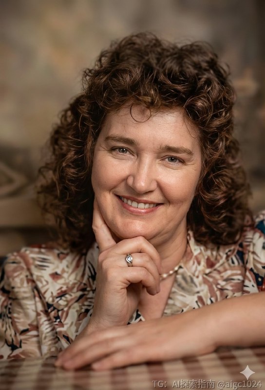 老照片修复在Gemini上使用Nano Banana Pro提示词：'将这张老照片还原成专业单反相机级别的人像 - 色彩和细节质量更好，使用与佳能EOS R6 II相当的先进放大算法