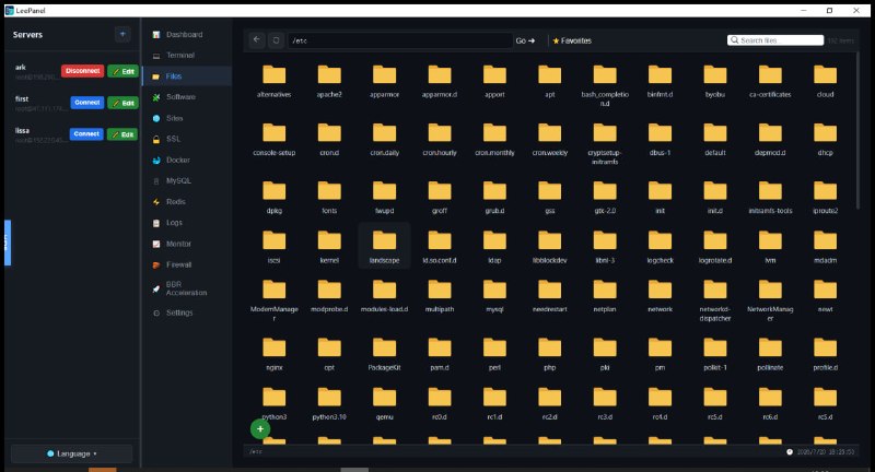 🛡 LeePanel - 免费开源，下一代 Linux 服务器管理面板软件