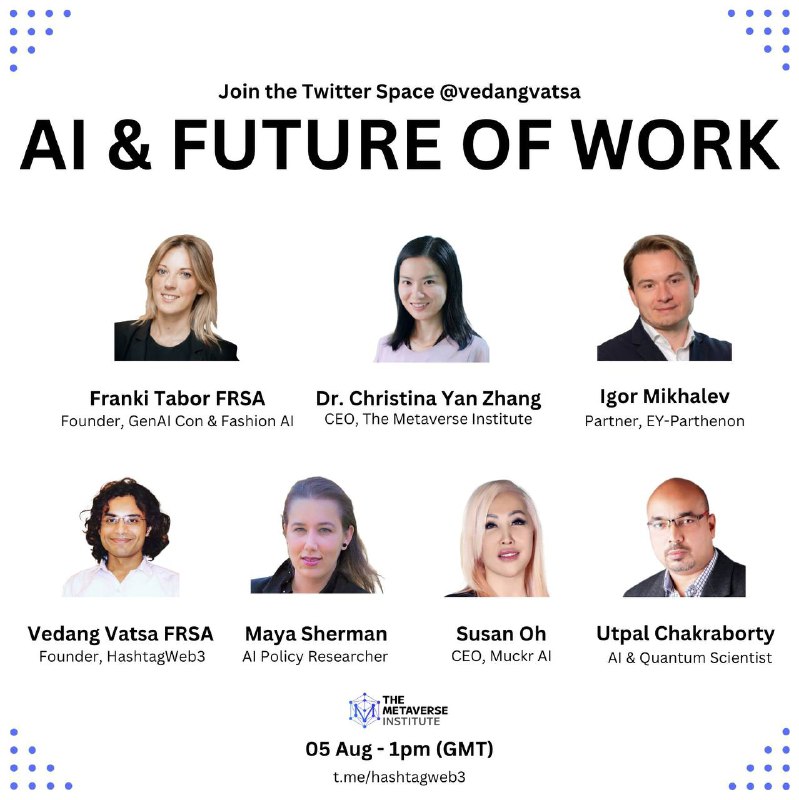 We are LIVE - AI & The Future of Work: 