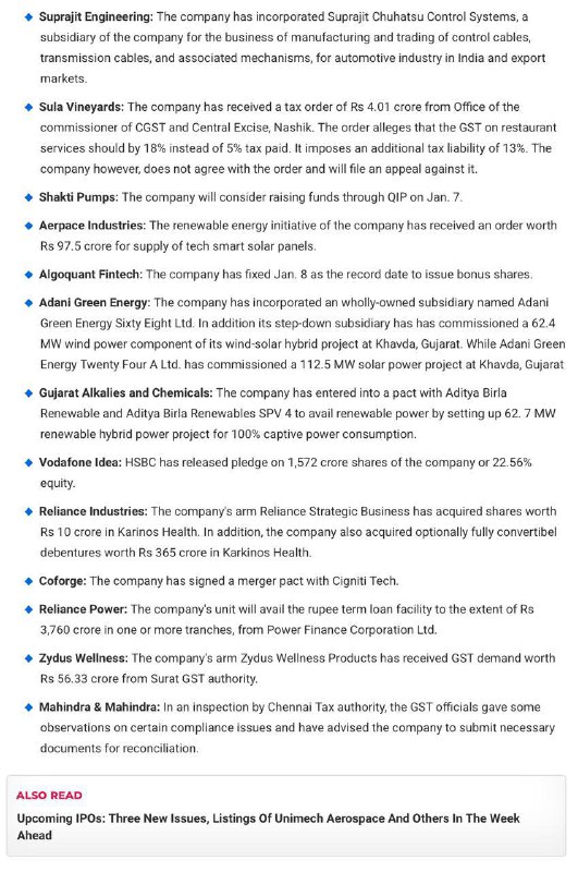 Stocks to WatchStocks to Watch