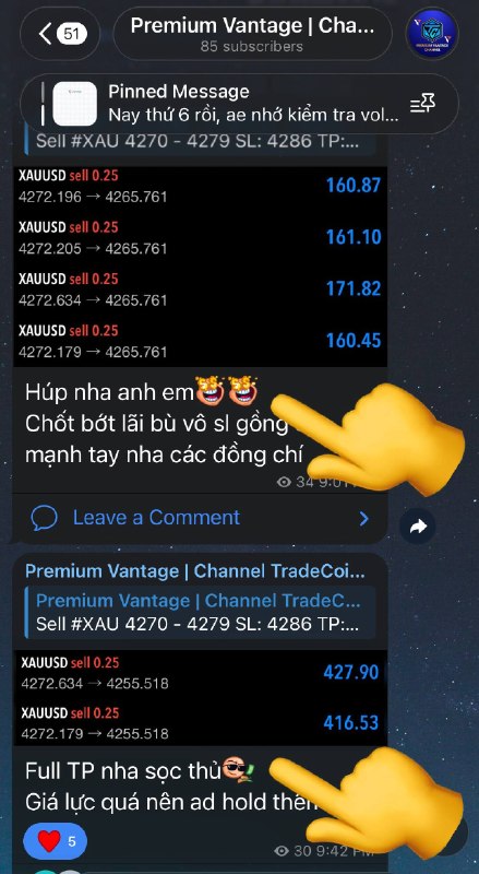 Image from a post by Margin Broadcast | TradeCoinVN