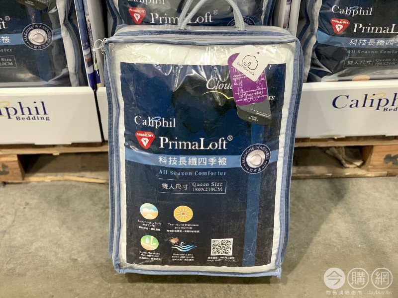 110/12/08 Costco新商品，長纖四季被 ，採用PRIMALOFT美國專利纖維，被芯填充重量800G，輕盈蓬鬆