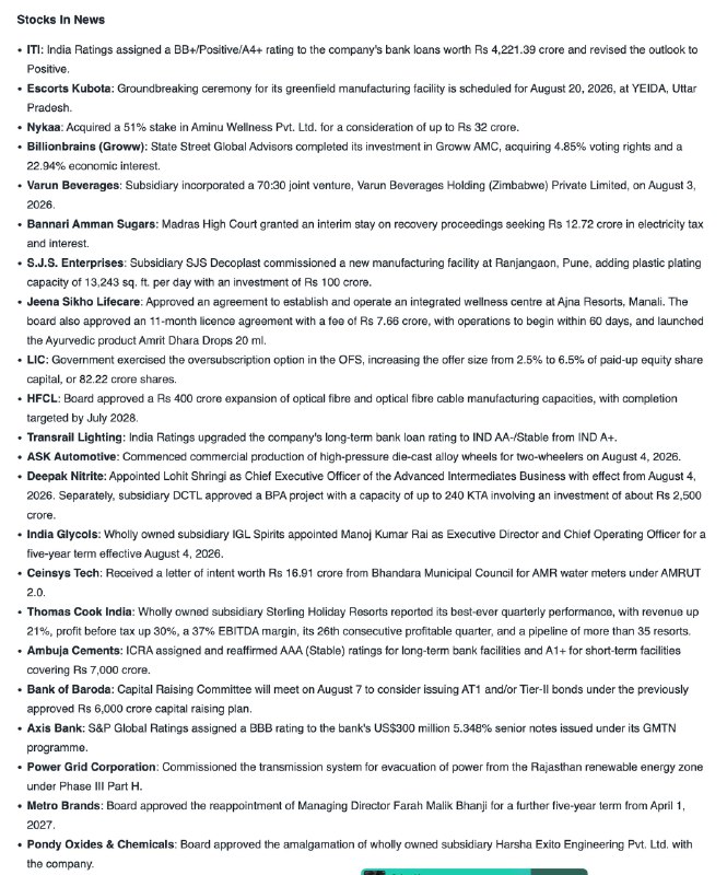 STOCKS IN NEWSSTOCKS IN NEWS