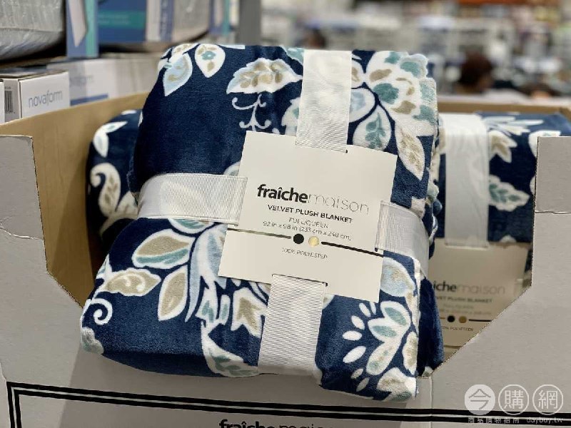 Costco折價通知 12/23(四)前 折120元FRAICHE MIASON 柔暖印花毯 350GSM #127992