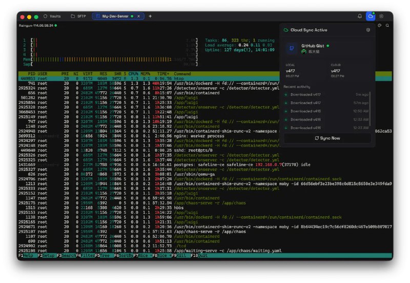 Netcatty：一款适用于 macOS、Windows 和 Linux 的现代化 SSH 客户端和终端管理器 免费开源🏷标签：#SSH #macOS #Windows #linux ☁链接：点击获取⭐频道  😮群聊  ✏投稿  🌍中文