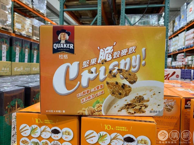 #Costco好市多7月新品通知QUAKER 桂格堅果脆穀麥飲 #127876