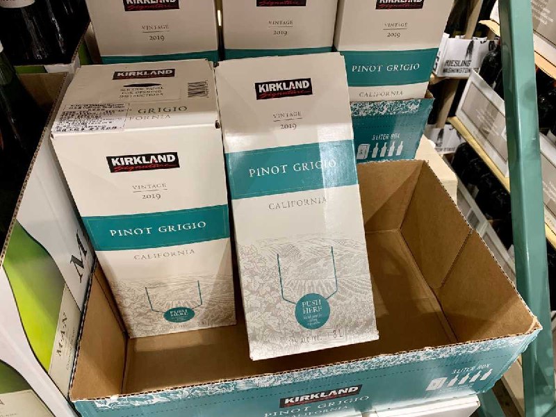 #Costco好市多10月新品通知#未成年請勿飲酒KIRKLAND SIGNATURE 科克蘭加州白葡萄酒 #1352748