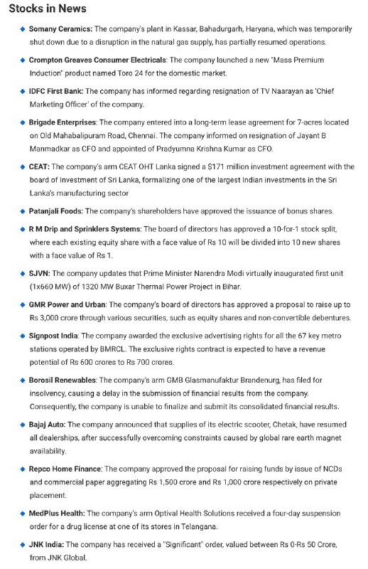 STOCKS TO WATCHSTOCKS TO WATCH
