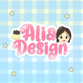 Telegram profile photo for 🎀 ALIA DESIGN : TEMPLATE CANVA 🎀
