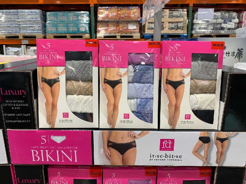 #Costco好市多4月新品通知IT-SE-BIT-SE BIKINI 女棉內褲五入組 #126888