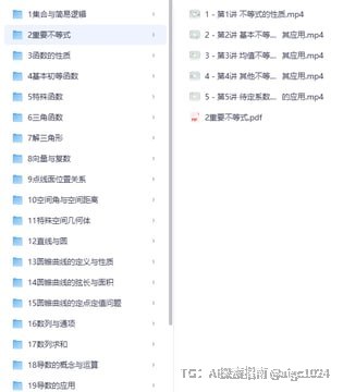 高中数学各个击破全套PDF与视频（完整23册新版）@meiriyishu高中数学各个击破全套PDF与视频（完整23册新版）@meiriyishu
