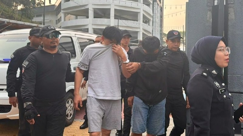 东南亚华人大事件：柔佛两男涉偷罗里 与警追逐100公里后被捕 2026年10月6日 柔配图